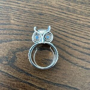 Owl Ring, Adjustable Ring